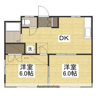 クレールセゾンK【2階】の間取り