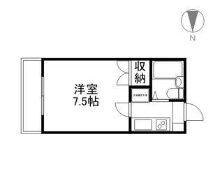 奥田西町ハイツ【2階】の間取り