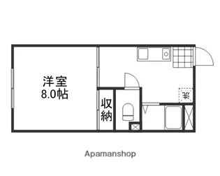 オドウビル【202号室】の間取り
