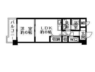 ライオンズマンション岡山医大南【0501号室】の間取り