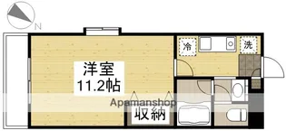 ジェムハナクマ【4階】の間取り