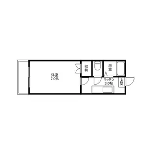 シャルムパレスA【3階】の間取り
