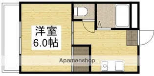 Uマンション【1階】の間取り