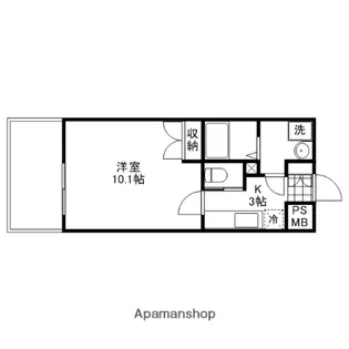 GRAND E’TERNA岡山Ⅲ【7階】の間取り