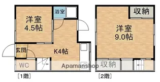 槌田貸家【0号室】の間取り