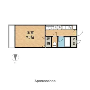 岡山県岡山市北区富田町2丁目【マンション】の間取り