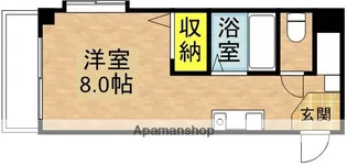 PORTAGRANDE【203号室】の間取り