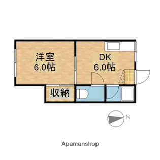 清心コーポ【2階】の間取り