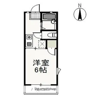 ドミール小川【101号室】の間取り