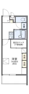 レオパレスカサ エスペランサ【2階】の間取り