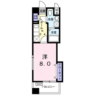 アルコバレーノ【3階】の間取り