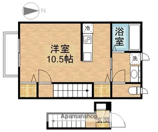 セイシン三門【2階】の間取り