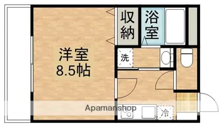 岡山県岡山市北区西古松1丁目【マンション】の間取り