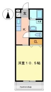 岡山県岡山市北区津島南1丁目【マンション】の間取り