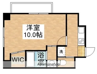 岡山県岡山市北区下石井2丁目【マンション】の間取り