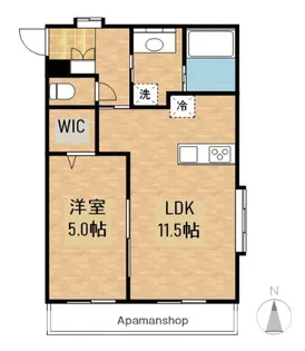 グリーンベア【1階】の間取り