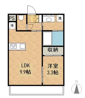 グリーンベア【2階】の間取り