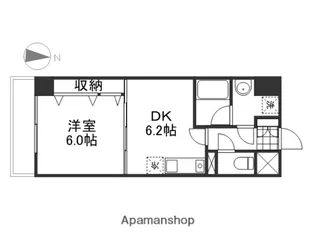 ハアラン表町【3階】の間取り