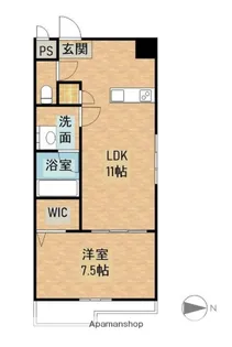 岡山県岡山市南区西市【マンション】の間取り