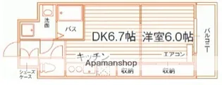 岡山県岡山市北区寿町【マンション】の間取り