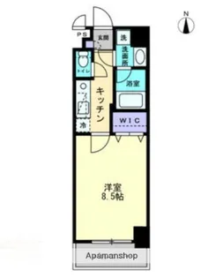岡山県岡山市北区南中央町【マンション】の間取り
