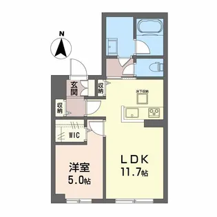 岡山県岡山市北区野田4丁目【マンション】の間取り