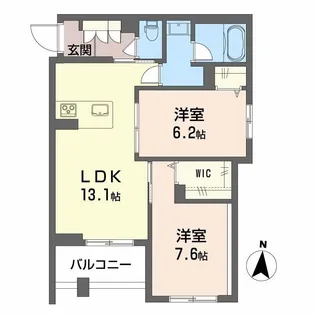 岡山県岡山市北区野田5丁目【マンション】の間取り