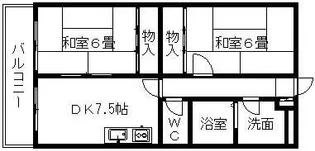 マンションエトランゼ【306号室】の間取り