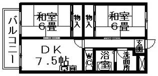 ニューマリッチハピネス【205号室】の間取り