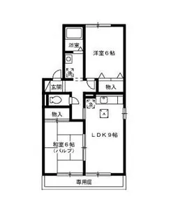 セジュールNORITAKE【101号室】の間取り