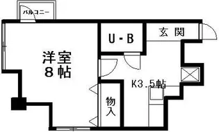 セシルタワー【6階】の間取り