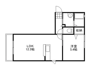 岡山県岡山市南区東畦【アパート】の間取り
