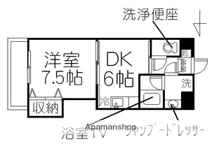 岡山県岡山市北区奥田本町【マンション】の間取り