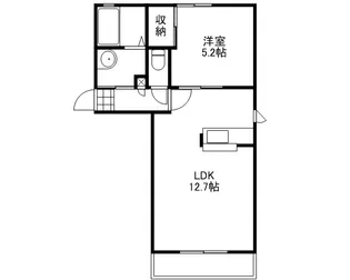 岡山県岡山市南区福島4丁目【アパート】の間取り