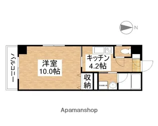 MIRAGE MARUNOUCHI【4階】の間取り