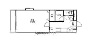 ピアシティ南方【305号室】の間取り