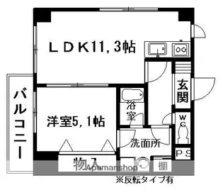 OWL STYLE KANDACHO【3階】の間取り