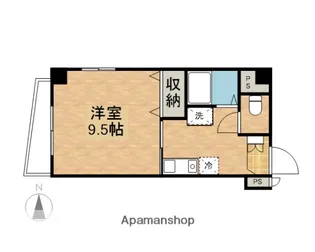 PALAZZOWAKO【703号室】の間取り