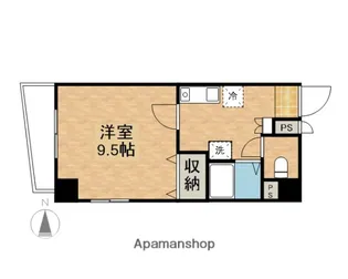 PALAZZOWAKO【501号室】の間取り