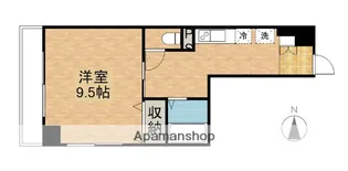 PALAZZOWAKO【405号室】の間取り