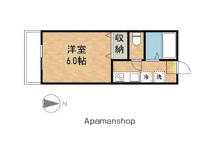 ビッグ・アップル【2階】の間取り