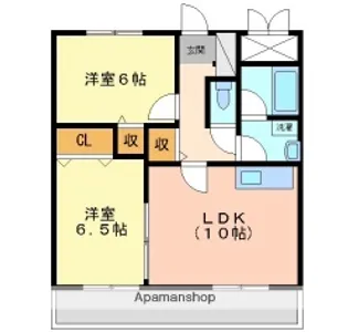 レジデンス田町【9階】の間取り