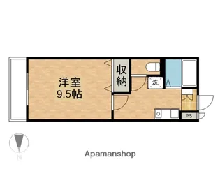 【管理】PALAZZOWAKO【6階】の間取り