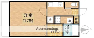 ピアグロリア奥田【2階】の間取り