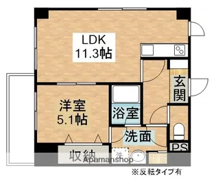 OWL STYLE KANDACHO【207号室】の間取り