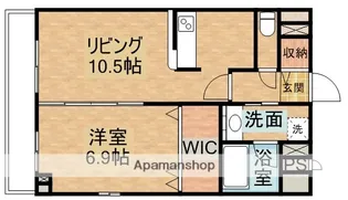 岡山県岡山市北区鹿田町2丁目【マンション】の間取り