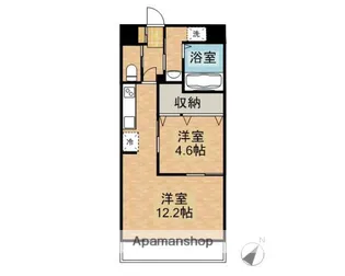 JRBハイツ岡山【3階】の間取り