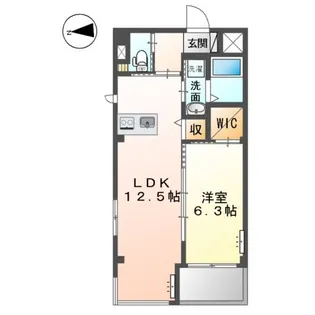 ブリエ ロッシュ U【2階】の間取り