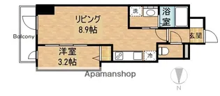 PARK GRANDE 蕃山【1階】の間取り