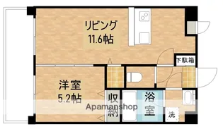 岡山県岡山市北区東古松3丁目【マンション】の間取り